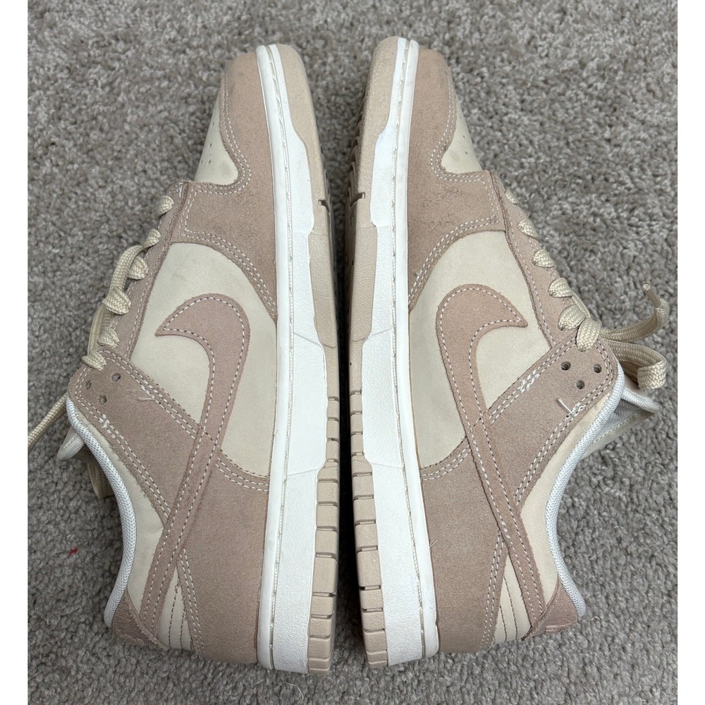 Nike Dunk Low Sanddrift Hemp Womens Sneakers FD0873-126 Tan Suede Low Top 9 - Picture 11 of 11